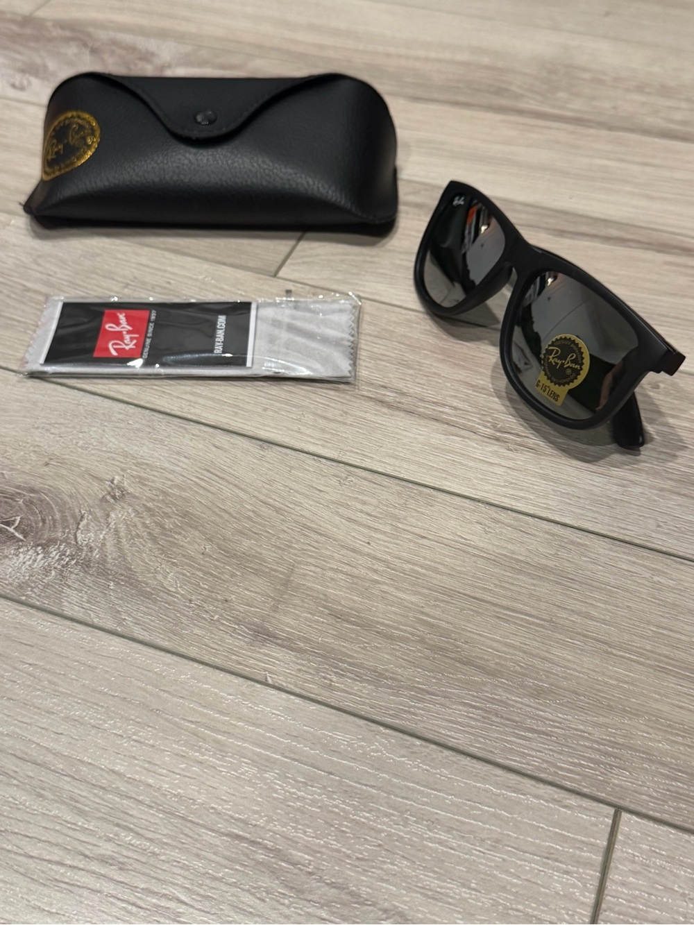 Ray-Ban Black Frame G-15 Lens Sunglasses